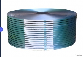 coplymer coated steel tape slitted